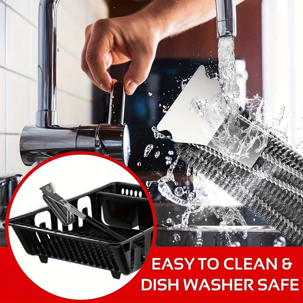 Barbecue Grill BBQ Brush Clean Tool Grill Accessories Stainless Steel Bristles Non-stick Cleaning Brushes Barbecue Accessories