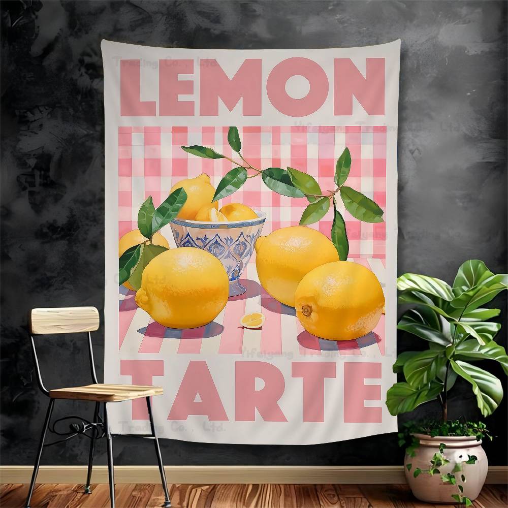 La Dolce Vita Lemon Hanging Bohemian Tapestry Indian Buddha Wall Decoration Witchcraft Bohemian Hippie Cheap Hippie Wall Hanging
