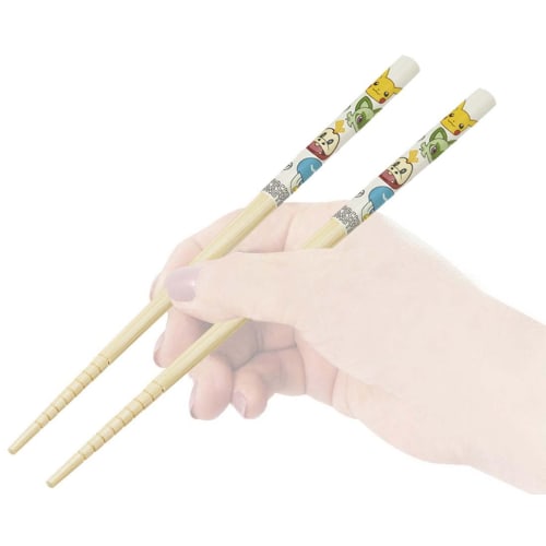 Skater Bamboo Safety Chopsticks 21cm Pokemon Face Pokemon Chopsticks ANT4-A