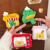 Sød Plys Gourmet Krokodille Dukke Vedhæng Nøglering Kawaii Tegneserie Brød Dukke Vedhæng Rygsæk Dekoration Tilbehør Gaver