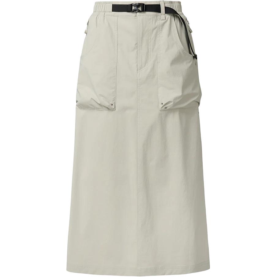 

SALOMON Однотонная юбка миди с карманами на средней посадке, повседневная, для женщин, бежевая C28229 L