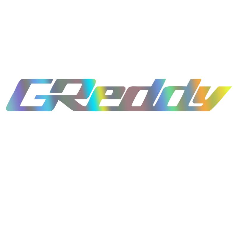 

GREDDY Car Stickers Personality Sunscreen Scratch Proof Decals Creative Waterproof Die Cut Bumper Car Accessories 20 x 2.8cm