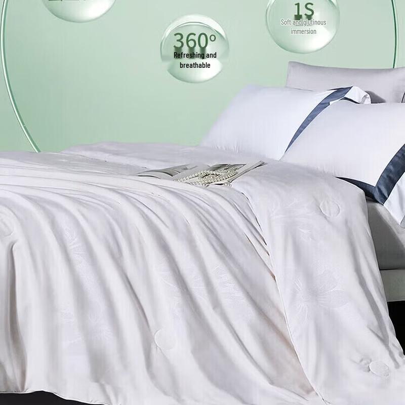 FUANNA Golden CP All-Season Silk Soy Blend Quilt