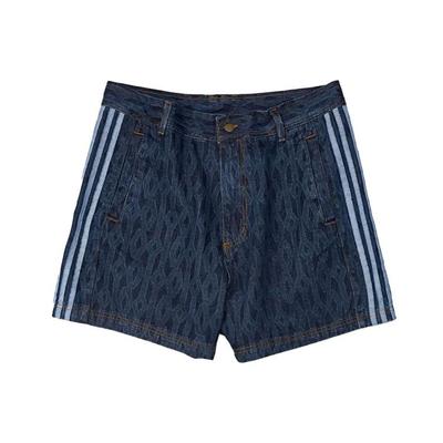 Shorts en jean imprimés Originals X Ivy Park Unisexe Bleu H61702