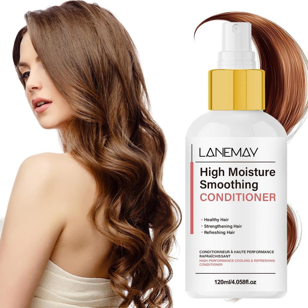 Smoothing Conditioner Spray-Promotes Healthy Hair-Strengthens Hair Strands-Refreshes Hair-Suitable For All Hair Types, 120ml