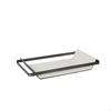 Tray with Leather Liner Rectangular Valet LowProfile for Home Stylists, Professionals, Coffee