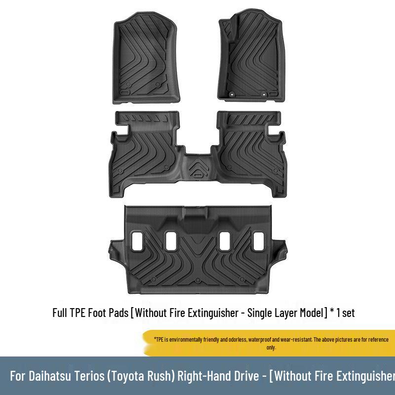 TPE Floor Mats for Toyota Rush/Daihatsu Terios - Vehicle-Specific Fit