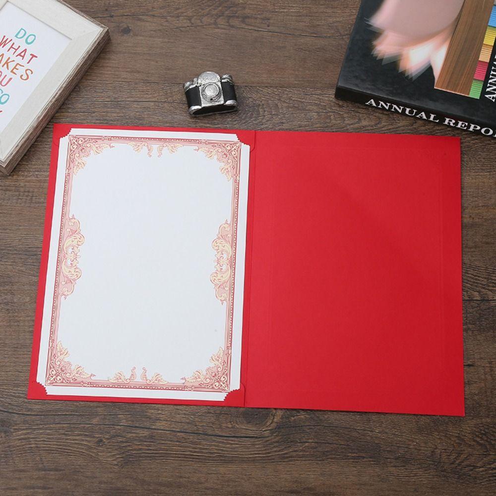 10 Sheets Plain Inner Page A4 Certificate Inner Page Diploma Cardstock Paper  Award Certificate