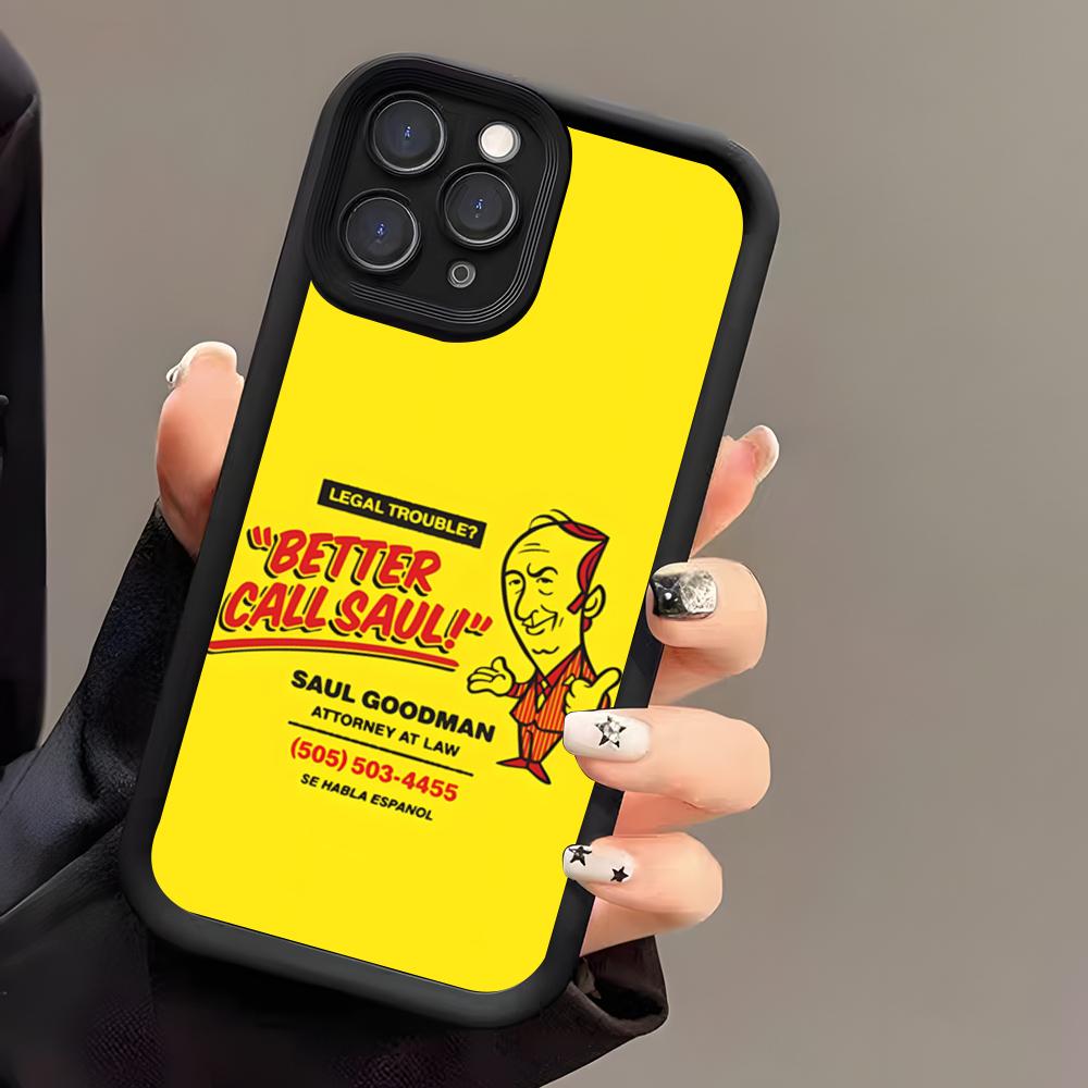 Better Call Saul Phone Case For IPhone 17 Air 16 E 15 14 Plus 13 12 11 Pro Max Black Sky Eye Stepped Protective Case