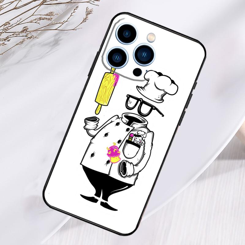 Baking Tools Phone Case For iPhone 17 Pro Max 16 14 13 12 11 15 Pro Max Plus 12 13 Mini 16e 17 Air Cover