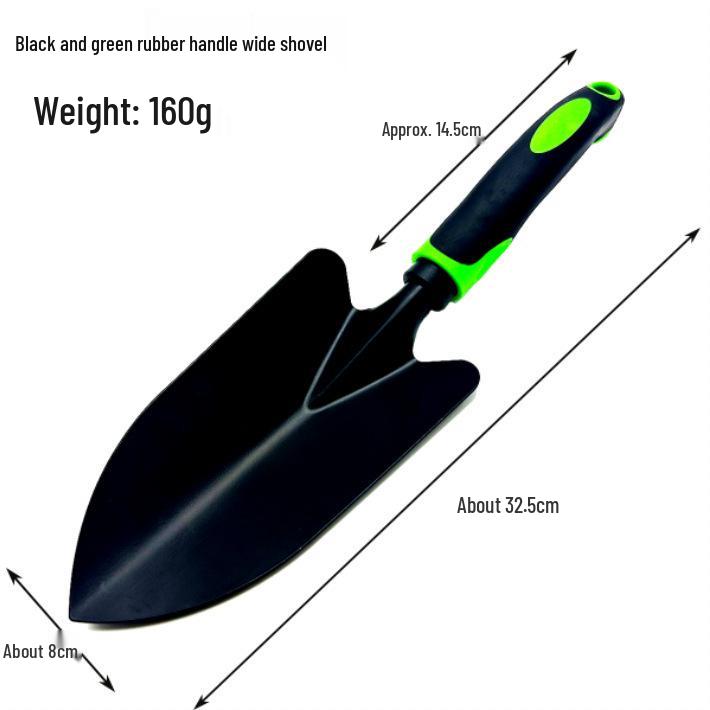Garden Tool Set: Shovel, Rake & Hoe for Flower & Vegetable Beds
