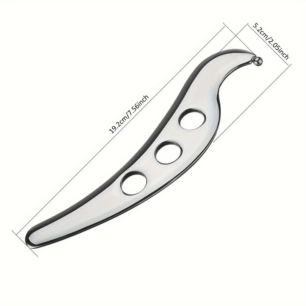 Stainless Steel Gua Sha Guasha Plate Massager Tool Scraper Physical Therapy Loose Muscle Meridian Massage Machine Spa Board Tool