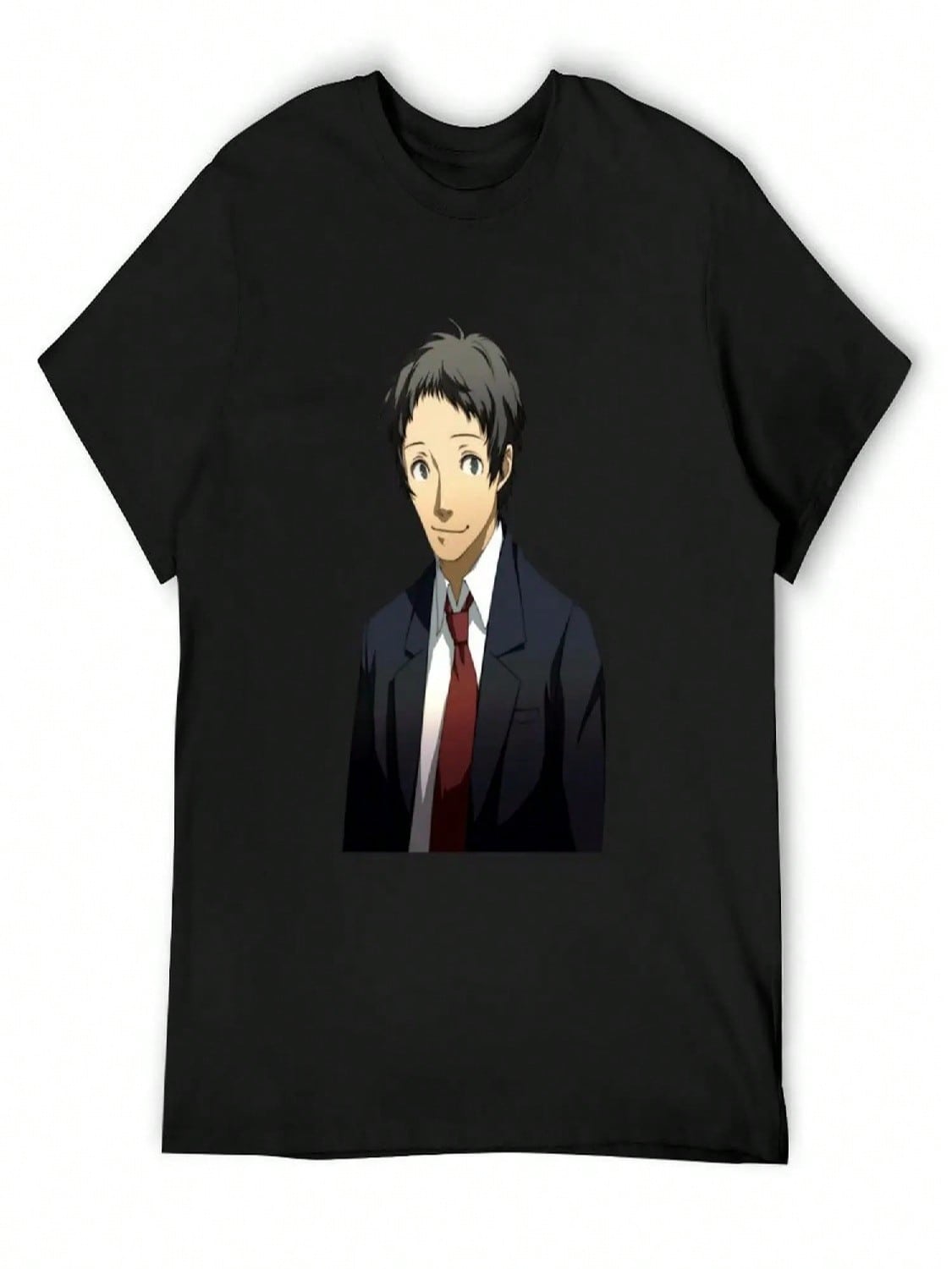 Adachi Tohru T-Shirt Oversized T Shirt Man Clothes Customizeds unisex Tshirt S разноцветный