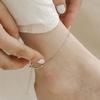 Mimi.J Jewelry 925 Silver Comb-Cut Point Anklet