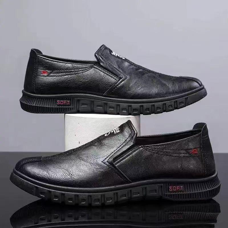 Zapatos de Cuero Slip-On para Hombre Verano 2025 – Modernos, Transpirables, Casuales y sin Olor