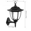 Solar Wall Light Outdoor Waterproof Vintage Palace Lamp LED Landscape Lighting For Garden Yard Patio Pathway Courtyard Decor