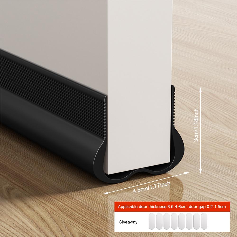 PVC Flexible Door Bottom Sealing Strip Door Gap Soundproofing Wind and Dust Proof Weather Strip Under Door Draft Stopper Tape