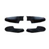 4PCS Black Interior Door Panels Armrest Leather Cover For Nissan Rogue 2014-