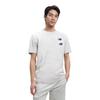 T Shirts Men's Gray Crew Neck Moderate Straight Fit MT21905-AG