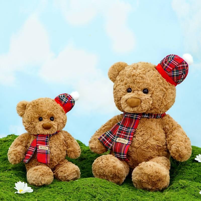 Plush Toy Bear Cute Cartoon Girl Children Birthday Holiday Christmas Gift Doll