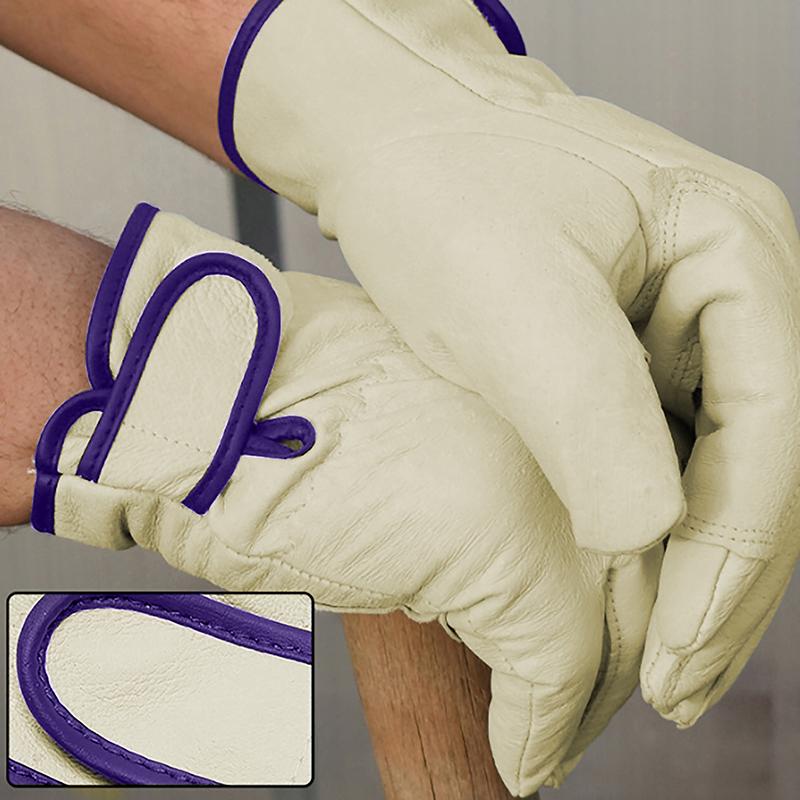 1 Paar Elektroschweiß-Arbeitshandschuhe, Lederschweißhandschuhe, hitzebeständige Sicherheitsarbeitshandschuhe