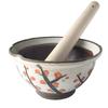 Handmade Nishiki Ume 16cm Mortar with Made In Japan Pestle,