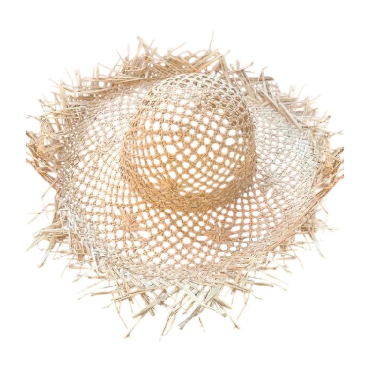 

Ergonomic Ventilated Hat With Wide Brims And Decorative Tassels Hollow out Hat Hair Ornament For Outdoor Activities 1