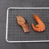 Durable Disposable Barbecue Net Square Lightweight Grilling Net Edge Binding Grill Racks