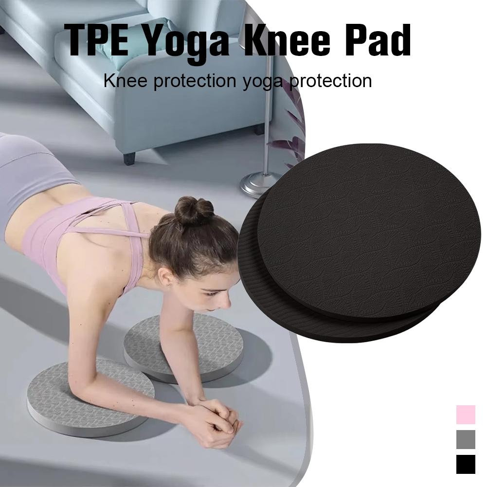 2 Pack Yoga Knee Pads Thick Exercise Cushion for Knees Elbows Wrist Hands Head Foam Pilates Kneeling Pad