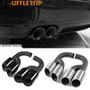 Porsche Cayenne GTS Black Quad Tailpipe Trim (11-24 Years)