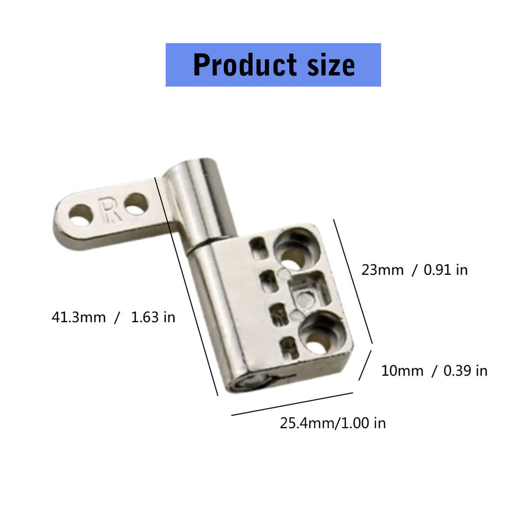 Position Control Hinge 4 Countersunk Hole Positioning Damper Small Damping Hinge 360 Degree Zinc Alloy Damping Hinge