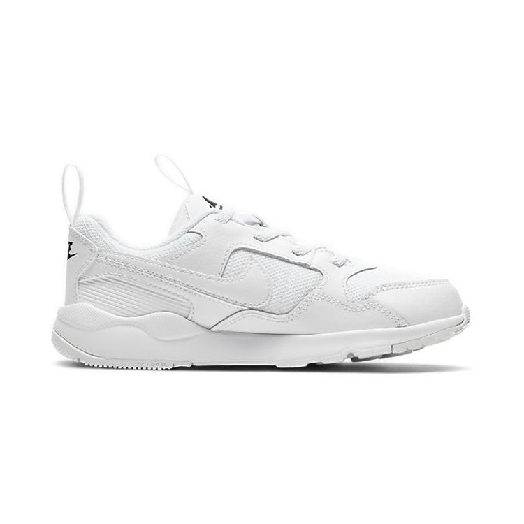 Nike Pegasus '92 Zoom Lite Slip Resistant Cushioning Low Top Kids' Running Shoes Pure White Children Aged 3 7 Years Old CK4078-100