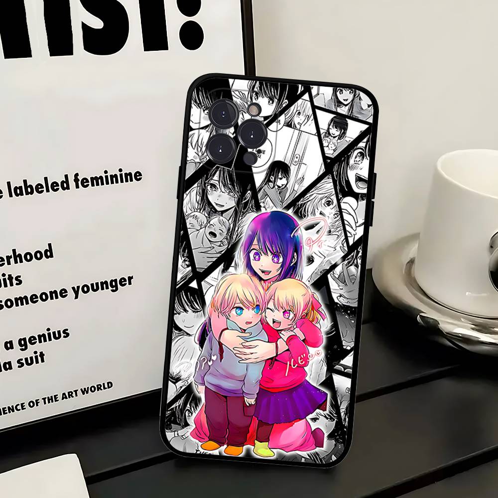 Oshi No Ko Anime Ai Hoshino Mädchen Weiche Rückseite Handyhülle Case Für IPhone 17 16 Pro Max 15 12 11 16e 13 Mini 14 15 Plus