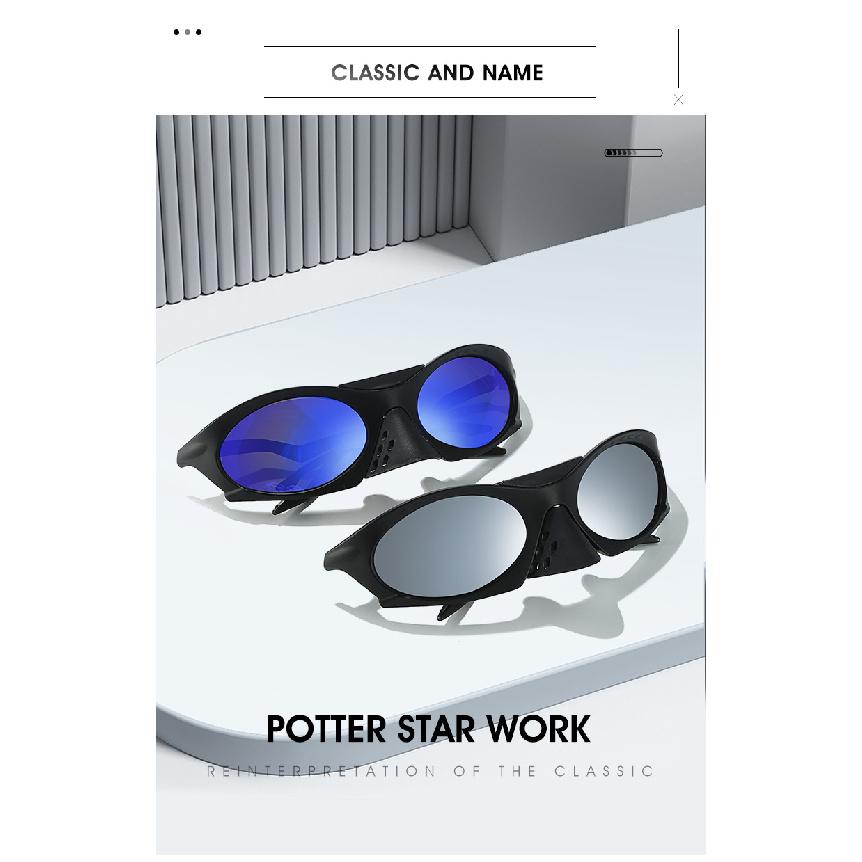 Outdoor sports cycling polarized sunglasses, trendy and retro style, suitable for travel and driving