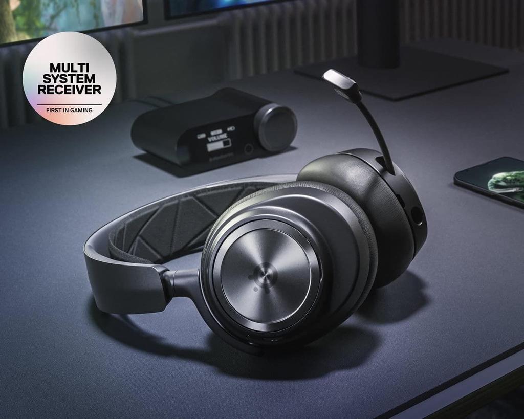 SteelSeries Arctis Nova Pro Wireless X Gaming Headphones for Audio with Active Noise Compatible with and Adjustable Headset, Lightweight, Wireless,