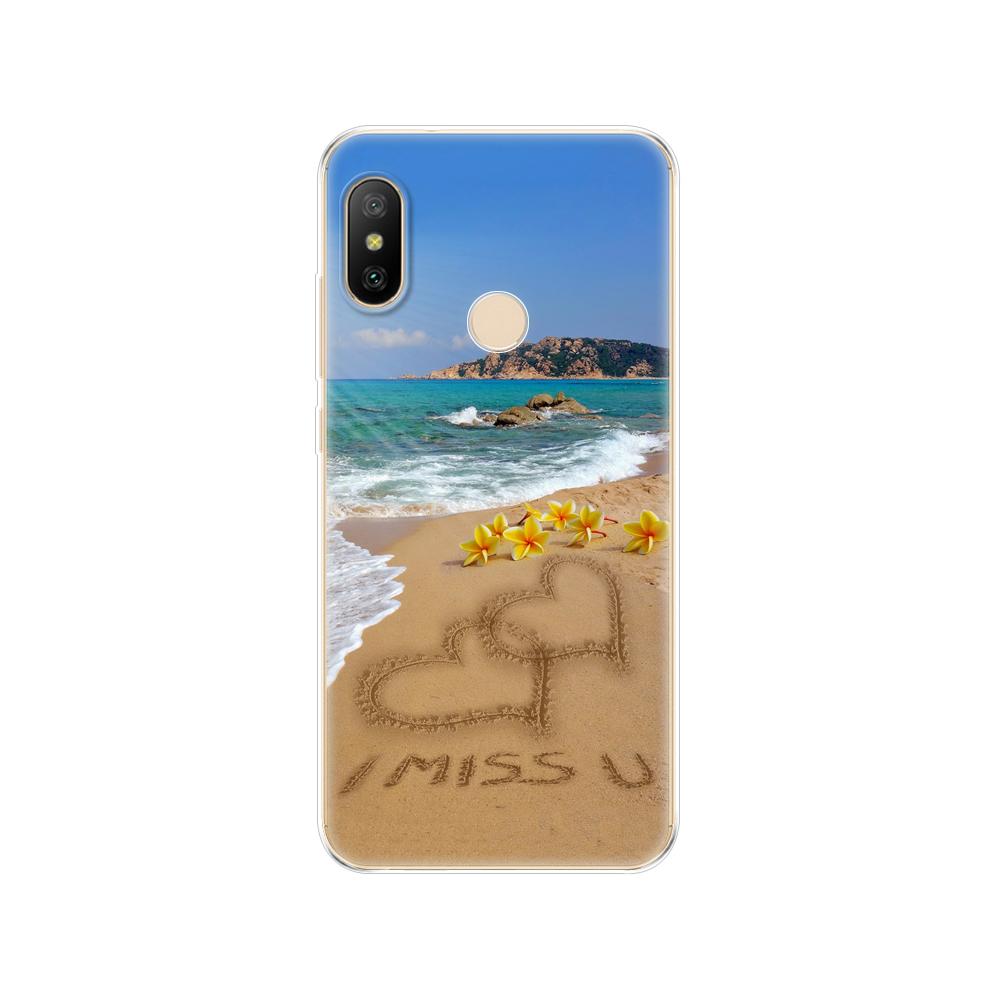 Silikonové pouzdro pro Xiaomi MI A2 LITE Case Full Protection Měkký tpu Zadní kryt Telefon Pouzdra pro Xiomi MI A2 LITE nárazník Coque