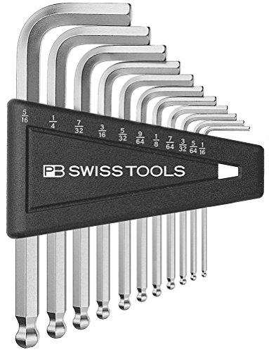 

PB Swiss Tools PB 212ZH-12 Ballend hex set SAE 12 pieces