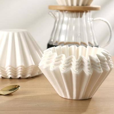 50 ks ručně mletého kávového prášku Jednorázový filtrační papír Miskovitá kulatá dužina Americký ručně uvařený kávový koláč Filtrační papír