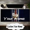 Custom Name Mouse pad France Football Emblem Mouse pad, Gaming Mouse Pad, keyboard pad, Desk Decor for computer notebook Fan Birthday Gift