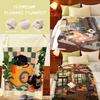 Artist L-Liya M-mochipanko Throw Flannel Throw Blanket, Lightweight Cozy, Durable Washable Cute Cool