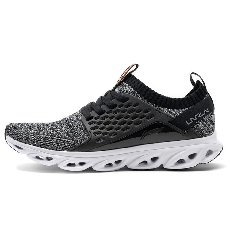 New LINING Li Ning Arc Running Shoes Women's Low top Black/White/Gray ARHN136-2