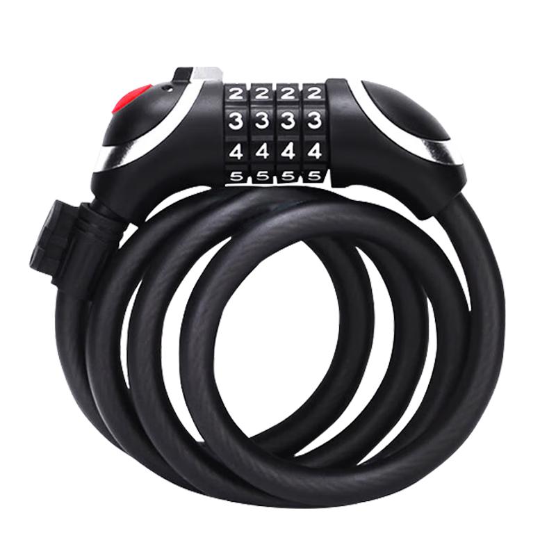 Hesdige Bicycle Steel Cable Lock Bicycle Lock