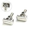 2Pcs Battery Cable Terminal T-Bolt Connector For Chevrolet For GMC For Saturn Stainless Steel Power Wire End Clip Fixed Bolt M6