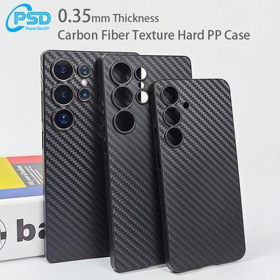 Für Samsung S25 Ultra S24 Ultra S23U 0,35 mm Super Slim 3D Mikro-Mattierte Hart Handyhülle für Galaxy S25/S25 Plus S24 S23 Anti-Fingerabdruck Anti-Kratzer