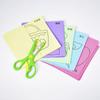 96 Pcs Children Cartoon DIY Colorful Paper Cutting Folding Toys Kids Craft Animal Handcraft Paper Art Learning Educational Toys