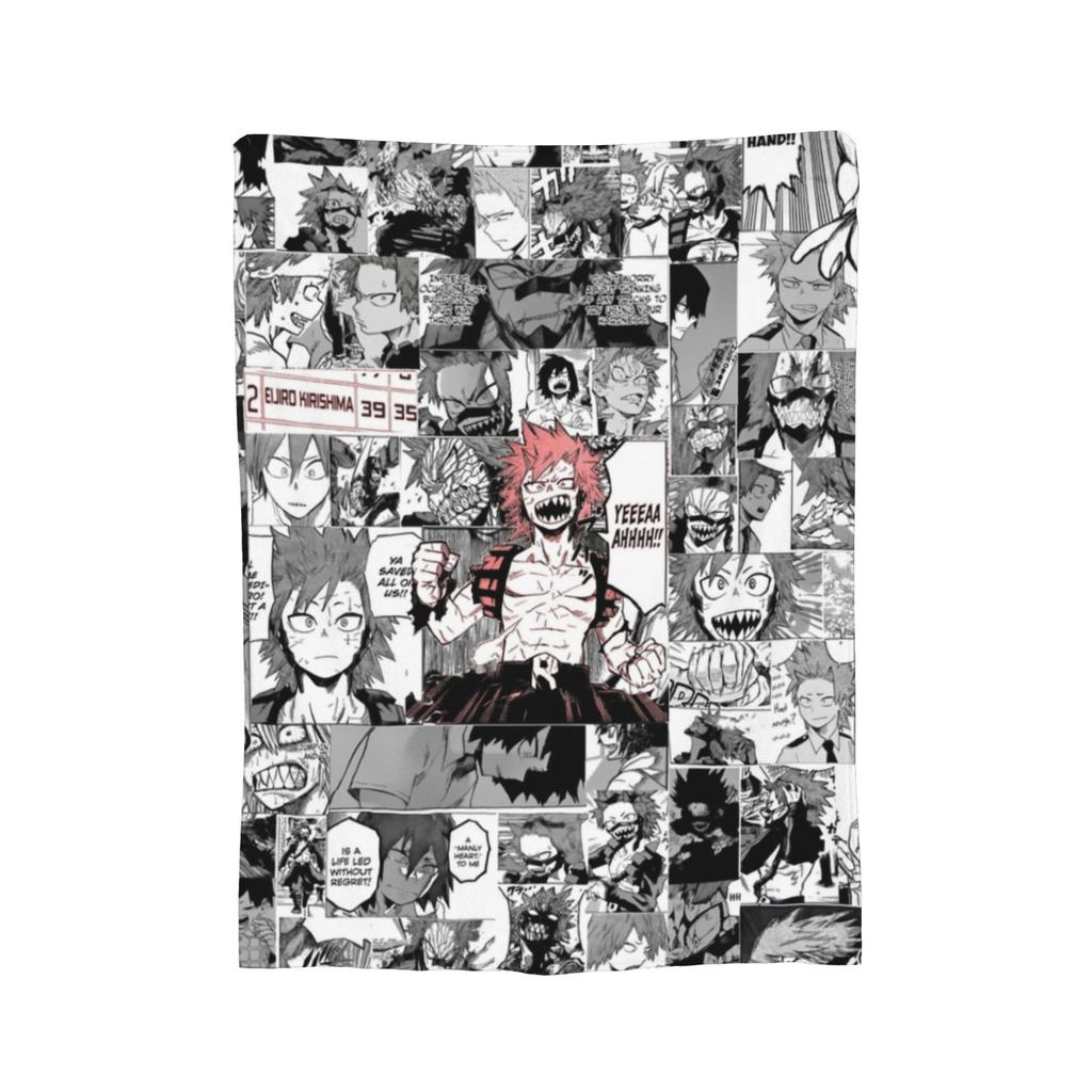Katsuki Bakugou My Hero Academia Blanket Plush Novelty Warm Throw Blankets for Bedding Lounge Winter,