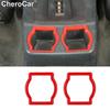 For 2007-2012 Dodge Nitro Rear Cup Holder Frame Decoration Cover Trim Bezel Red
