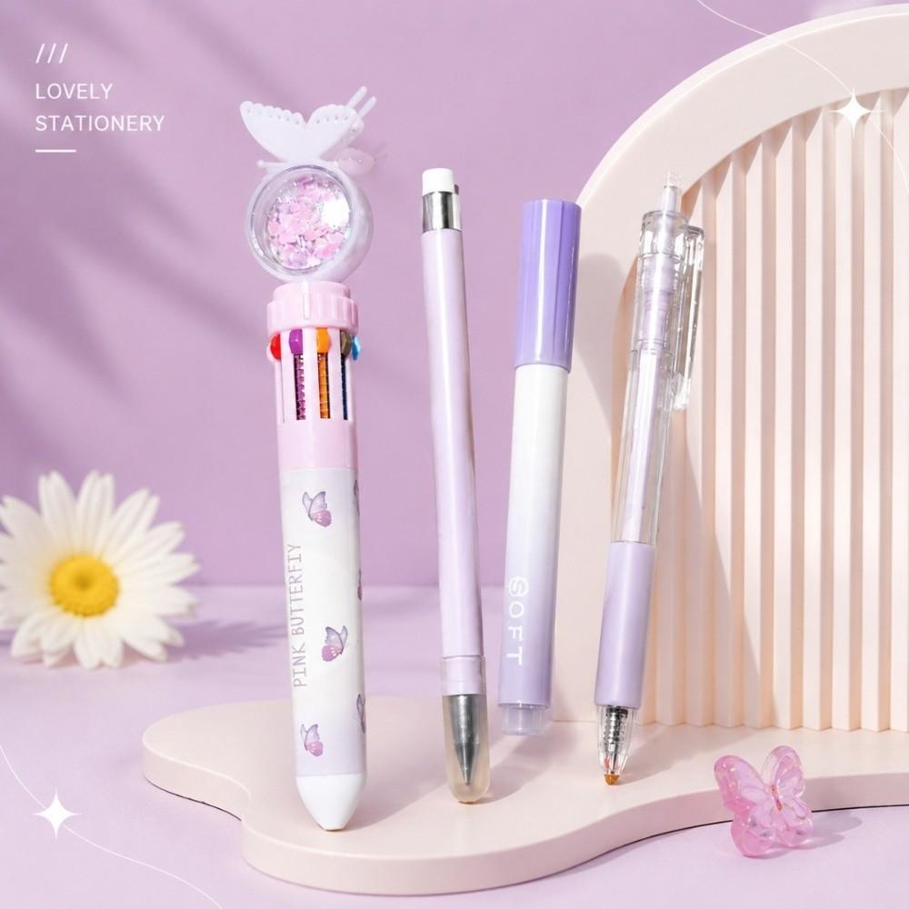 Butterfly Themed Stationery Kit Complete Stationery Ballpoint Pen Sticky Notes  School Supplies