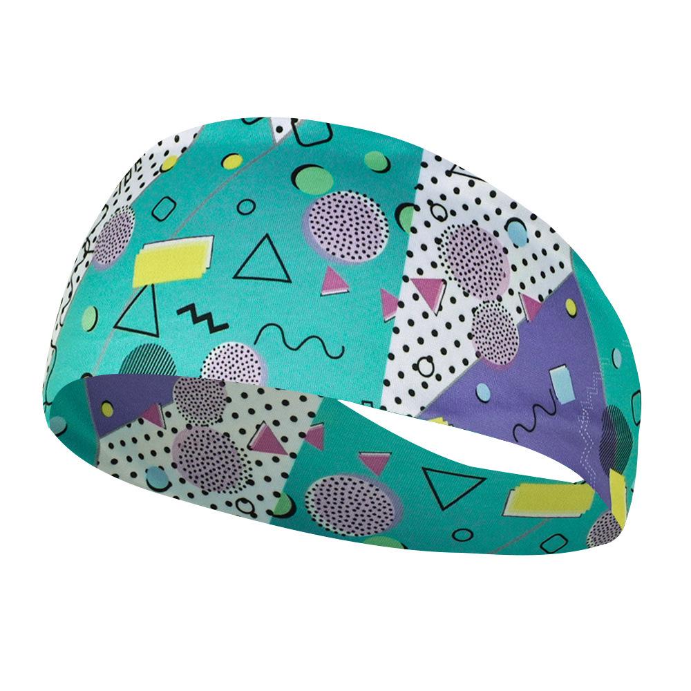 

Retro Fashion Print Breathable Sports Headband for Travel, Parties, Yoga, and Running