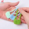 1/12 Doll Plush Knitted Shoulder Bag Crossbody Bag Doll Mini Dress Up Accessories Dollhouse Decor Kid Pretend Play Toys